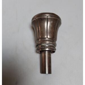 ANTIQUE Silver Cane Walking Stick tip made by Alpacca Hoka
